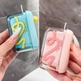thumbnail image 2 of Portable Floss Pick Dispenser Automatic Pop-Up Dental Flosser Case Reusable Refillable Travel Floss Stick Holder Container Box, 2 of 8