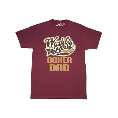 Boxer Dad (Worlds Best) Dog Breed T-Shirt