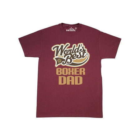 Classic Breed T-shirt Boxer - Boxer Dad (Worlds Best) Dog Breed T-Shirt