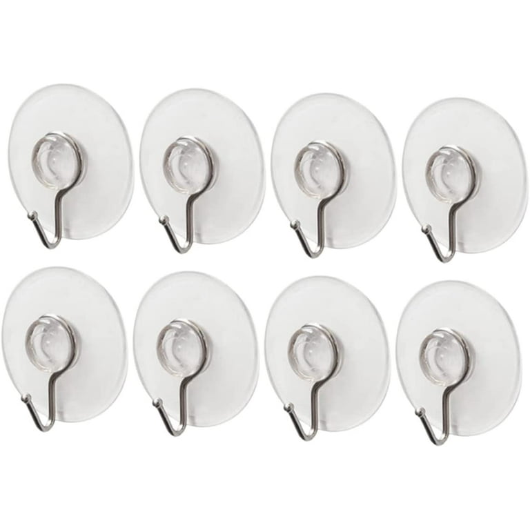 60 Pcs Wall Hanging Hooks Hook up Wall Hanger Hook for Kitchen Powerful  Sucker Hook Suction Cup Hook No Trace Suction Cup Hooks
