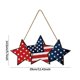thumbnail image 3 of Independence Day Home Welcome Decoration Door Wall Hanging Sign The Front Door, 3 of 7