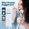 thumbnail image 3 of SPECSTAR Nugget Ice Maker Machine, Countertop Ice Maker with Hand Scoop 10 Ice Bags and Self Cleaning Function 44lbs/Day, Silver, 3 of 8