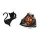 thumbnail image 5 of Reloj de pared de acrílico con diseño de gato, adorno decorativo moderno de mesa independiente para sala de estar, dormitorio, fiesta, hogar, estanter, 5 of 8