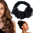 thumbnail image 1 of Fer à Friser Sans Chaleur pour Boucles de Nuit, Bandeau à Rouleau Doux pour Cheveux Longs (Noir), 1 of 4