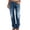 Dark blue, variant on High Waisted Jeans for Women, Audhol Women High Waisted Jeans Loose Trendy Stretchy Straight Leg Plus Size Distressed Denim Pants with Pockets Baggy Jeans for Women Black L