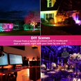 LED Flood Light with 30W, 300W Equivalent 3000 Lm 2 Packs, RGB LED ...