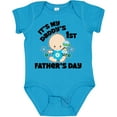 thumbnail image 3 of Inktastic Its My Daddys 1st Fathers Day with Baby and Stars Boys or Girls Baby Bodysuit, 3 of 5