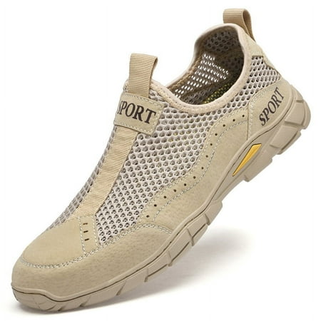 Women s Breathable Mesh Slip-On Sneakers Lightweight Non Slip Loafers Soft Leathers Outdoor Flats Sneakers Walking Hiking Driving Casual Boat Travel Plimsolls Shoes