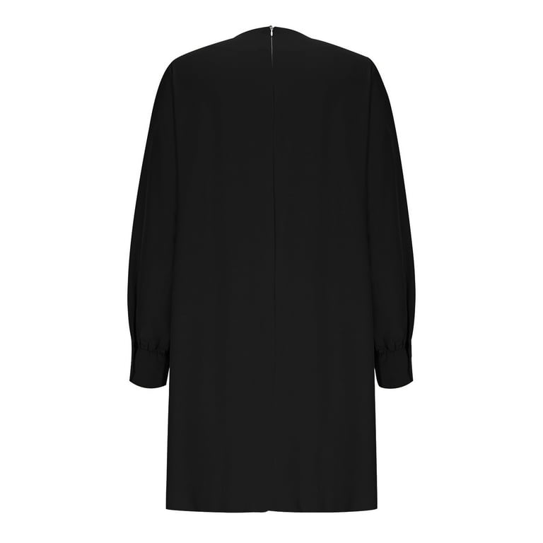 black knee length swing dress Amazon.com: HGps8w Women's Plus Size Elegant Swing Dresses Puff Short  Sleeve High Waist A Line Knee Lenght Party Cocktail Dress: Clothing, Shoes  & Jewelry