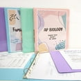 thumbnail image 2 of shiyou-BAZIC 3 Ring Binder 1" Economy View Binders Pastel Pink Color, Hold 175 Sheets, 1-Count, 2 of 4