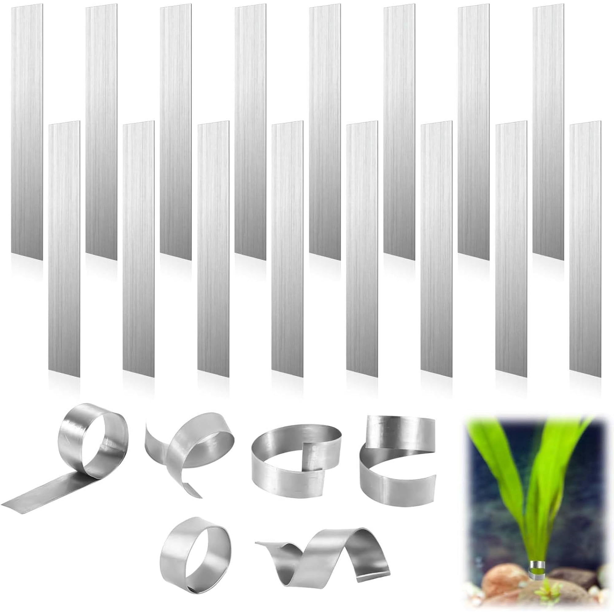 shiyou-16pcs Aquarium Plant Weights Anchors, Bendable Cuttable Metal Aquarium  Plant Over Weight Anchors Aquatic Plant Weights for Fish Tanks Ponds Live  Plants Prevent Floating - Walmart.ca