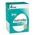 thumbnail image 1 of Leggs 39500 Everyday Régulier St 4 Paires Taille B, Brun Bronzé, 1 of 1