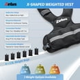 thumbnail image 2 of Chaleco pesado ZELUS ajustable de 9 a 14 kg para hombres y mujeres, 2 of 7