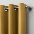 thumbnail image 3 of Sun Zero Nolan 1-Piece Energy Saving Blackout Grommet Curtain Panel, 40"X63", Gold, 3 of 10