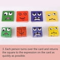 thumbnail image 3 of Expression Puzzle Building Cubes Face Changing Building Blocks Matching Game Logical Thinking Training Game, 3 of 3