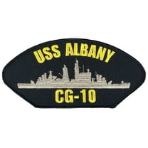 USS ALBANY CG-10 SHIP PATCH - GREAT COLOR - Veteran Owned Business