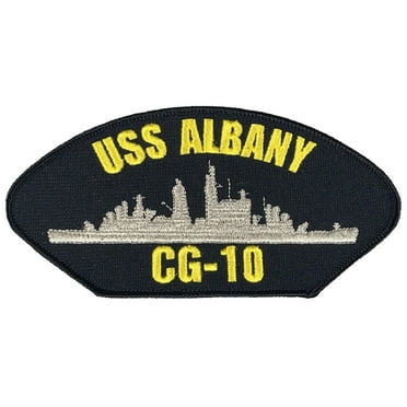 USS ALBANY CG-10 SHIP PATCH - GREAT COLOR - Veteran Owned Business