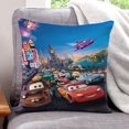thumbnail image 1 of Cars 2 Throw Pillow Cover Case adding vibrant personality.17x 17-inch（45×45cm）, 1 of 8