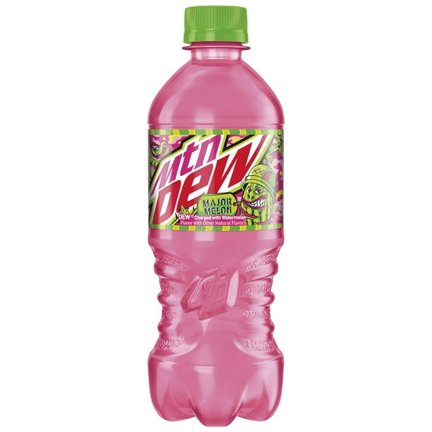 Mtn Dew Major Melon, 20 oz Bottle