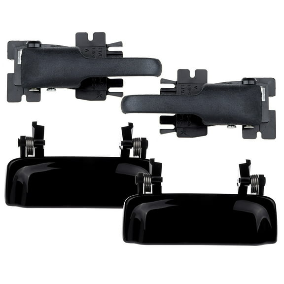 ECCPP Door Handles Exterior Interior Driver Passenger Side for 1995-2003 for Ford Explorer 1997-2001 for Mercury Mountaineer(4pcs)