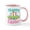 White/Pink Inside, variant on CafePress - Happy Easter - 11 oz Ceramic Mug - Novelty Coffee Tea Cup