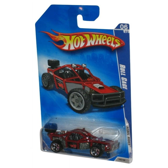Hot Wheels Rebel Rides '09 Red Roll Cage Die-Cast Toy Car 142/190