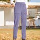 thumbnail image 2 of WILLBEST Pantalones Casuales de Pana para Mujer, de Cintura Alta, Rectos, de Pierna Ancha, para Trabajo, Otoño E Invierno, con Bolsillos. Grande, 2 of 6