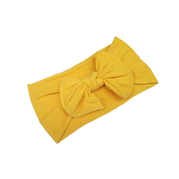 Soft Nylon Baby Hairband Hair Bows Gentle Elastic Headbands For Infants Toddler Multi Color