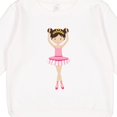 thumbnail image 3 of Inktastic Ballerina with Two Buns Toddler Sweatshirt, 3 of 4