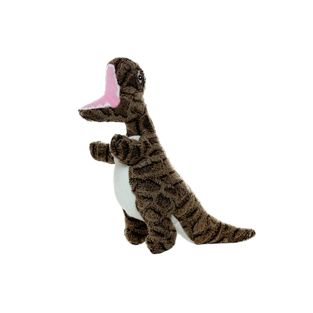 Mighty Junior Trex Durable Dinosaur Dog Toy, Tan
