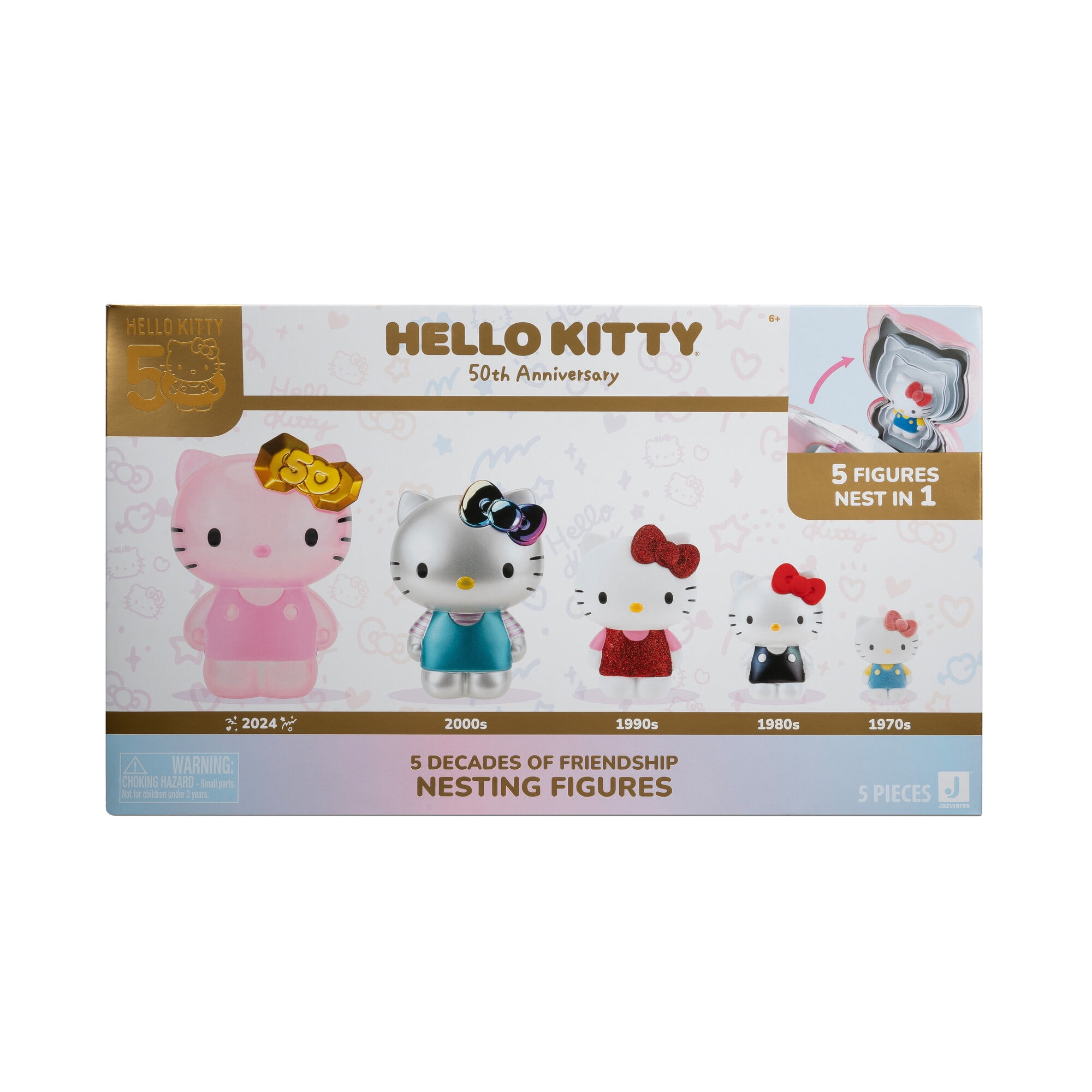 HELLO KITTY＊５個セット＊ Hello Kitty and Friends 50th Anniversary Nesting Figures 5