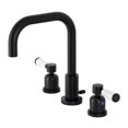 thumbnail image 1 of Kingston Brass FSC8930DPL Robinet de Salle de Bain Répandu Paris avec Laiton Pop-Up & 44; Noir Mat, 1 of 2