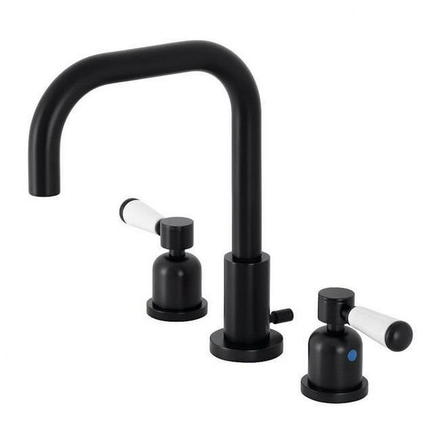 Kingston Brass FSC8930DPL Robinet de Salle de Bain Répandu Paris avec Laiton Pop-Up & 44; Noir Mat