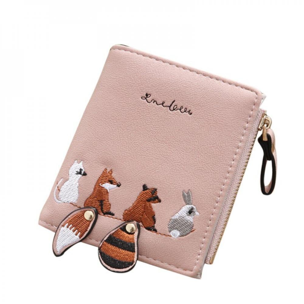 Exquisite Buckle Coin Purses Childrens With Funny Bees Mini Wallet Key Card Holder Purse for Women