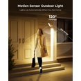 thumbnail image 2 of Luces exteriores con sensor de movimiento PopoIron 10000 mAh 600 lm IP65, 2 of 9