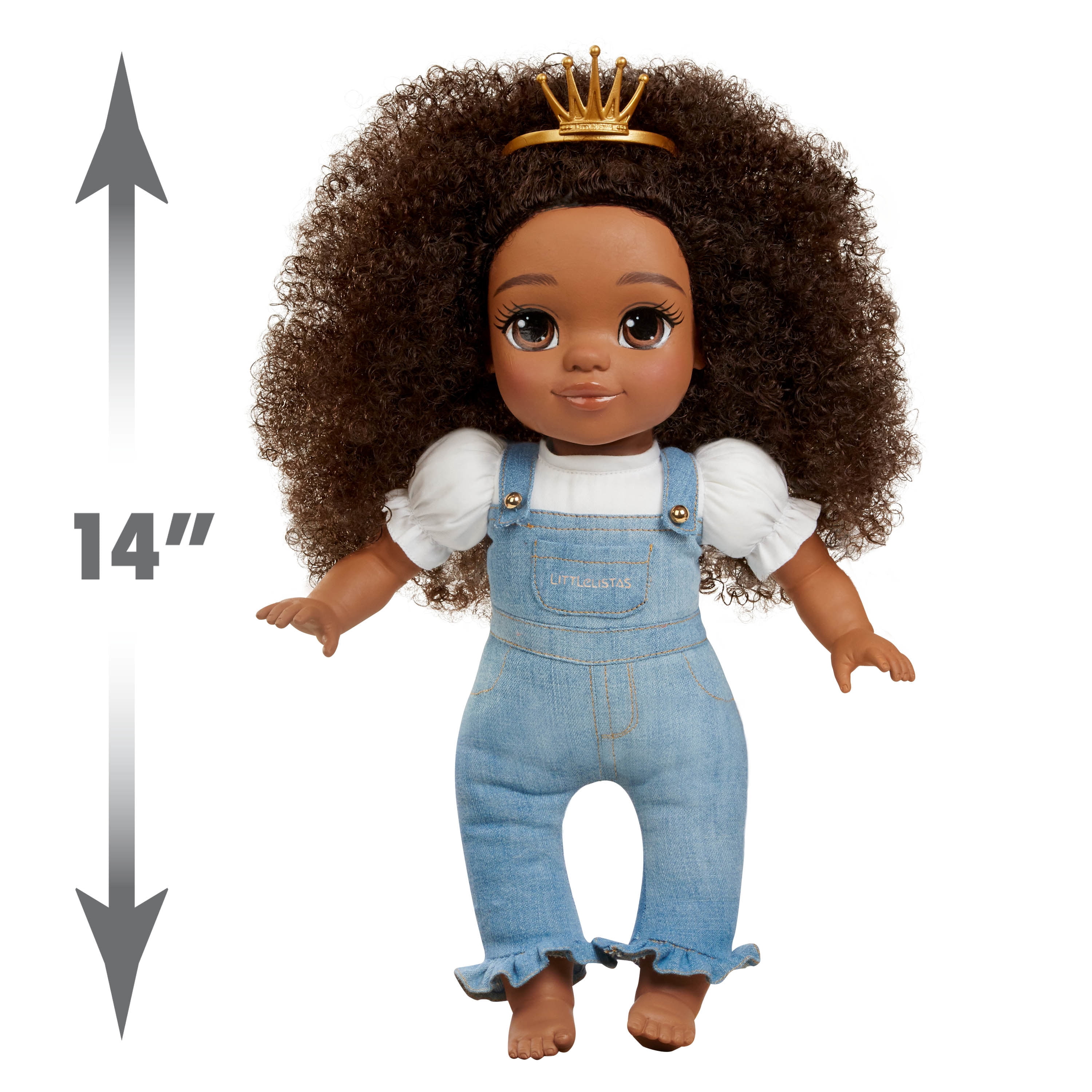 Naturalistas Lena, Brown – Poseable Baby Doll for Children Ages 3+
