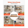 thumbnail image 5 of VEVOR Floating Shelf Brackets 2 Pcs, 150 lbs/68 kg Weight Capacity, 22x6.2x1.5 inch / 558.4x157.4x38.1 mm, Heavy Duty Hidden Shelf Brackets Support, Wall Mounting Invisible Floating Shelves Bracket, 5 of 9