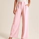 thumbnail image 1 of ICHUANYI Clearance Women's Fashion High Waist Wide Leg Pants Solid Color Versatile Casual Suit Pants(Pink, S) ICHUANYI WER2023081506196, 1 of 6