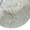 thumbnail image 6 of Swing Lounge Chair, Sunbrella, White Beige, Modern Contemporary Urban Design, Outdoor Patio Balcony Cafe Bistro Garden Furniture Hotel Hospitality, 6 of 6