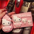 thumbnail image 2 of Sanrio Kawaii Hellokitty Key Case Driver's License Leather Case Bag Motor Vehicle Driving License Two In One Toys For Girl Gifts, 2 of 10