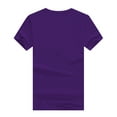 thumbnail image 2 of Aayomet Sparkly Tops For Women Womens Loose Fit Tshirts Short Sleeve Summer Tops Casual Workout Yoga Tunic T Shirts Tops,Purple XXL, 2 of 3
