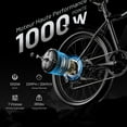 thumbnail image 4 of Cinverter Vélo Électrique 26 Pouces X 4.0 Pouces pour Adultes, Moteur 500W Batterie Amovible 48V 696Wh Autonomie Max 85km Vitesse 32km/h Vélo Électrique à Gros Pneus, Shimano 7 Vitesses Neige Plage Vélo Électrique, 4 of 19