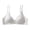 Gray bra for women, variant on Bralettes For Women Wireless Seamless Delta Cup Bra Thin Adjustable Strap Light Breathable Comfortable Bra Solid Color Daily Casual Leisure Wear