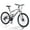 Grey, variant on 26 inch Mountain Bike for Men and Women, 21-Speed Mountain Bicycle with Dual Suspension and Aluminum Alloy Frame, 85% Assembled, Grey