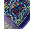 thumbnail image 7 of Unique Loom Calypso Collection Area Rug - Trinidad (7' 10" x 10' Oval Navy Blue/Green), 7 of 7