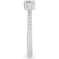 thumbnail image 6 of Unique Moments 0.50 ct Lab Grown Oval Cut Diamond Engagement Solitaire Ring 10K White Gold, 6 of 6