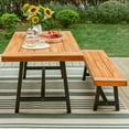 MF Studio 6Piece Outdoor Dining Set with Acacia Solid Wood Table