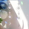 thumbnail image 1 of Wind Chime Crystal Light Catcher Ball Ornaments Colgante de marco redondo (2), 1 of 5