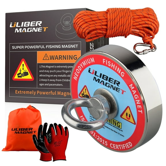 ULIBERMAGNET N52 Neodymium 1200 lbs Max Weight, Strong Lifting Magnet