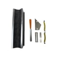 thumbnail image 1 of Kit de Nivellement de Fichiers de Guitare - Ensemble d'Outils de Lutier de Guitare avec Fichier de Couronnement, Rocker & Beam - Outils de Réparation en Acier Inoxydable pour Entretien de Guitare Acoustique et Électrique, 1 of 2